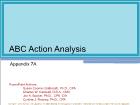 Appendix 7A: ABC Action Analysis