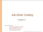Bài giảng Chapter 4: Job-Order Costing