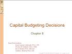 Bài giảng Chapter 8: Capital Budgeting Decisions