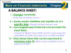 Bài giảng Financial Accounting - Chapter 2: More on Financial statements