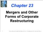Bài giảng Financial Management - Chapter 23: Mergers and Other Forms of Corporate Restructuring