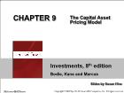 Bài giảng Investment - chapter 9: The Capital Asset Pricing Model