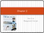Bài giảng Managerial Accounting - Chapter 2: Basic Cost Management Concepts