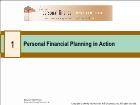 Bài giảng Personal Financial - Chapter 1: Personal Financial Planning in Action