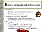 Bài giảng Personal Financial - Chapter 8: Home and Automobile Insurance