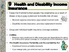 Bài giảng Personal Financial - Chapter 9: Health and Disability Income Insurance