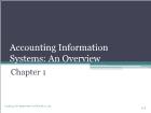 Bài giảng Romney_ais13 - Chapter 1: Accounting Information Systems: An Overview