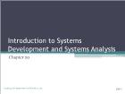 Bài giảng Romney_ais13 - Chapter 20: Introduction to Systems Development and Systems Analysis