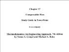 Bài giảng Thermodynamics: An Engineering Approach - Chapter 17: Compressible Flow