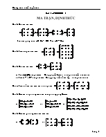 Bài tập môn đại số tuyến tính
