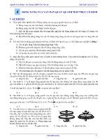 Bài tập Vật lý 12 NC - Chương I - Bài 4: Động năng của vật rắn quay quanh một trục cố định