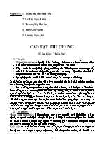 Báo cáo Cáo tật thị chúng (Mãn Giác thiền sư)