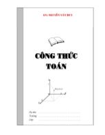 Công thức Toán