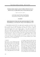 Đánh giá hàm lượng của một số thuốc trừ sâu cơ clo trong nước và trầm tích tại cửa sông Hàn, Đà Nẵng