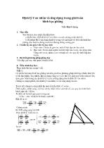 Định lý Con nhím và ứng dụng trong giải toán hình học phẳng