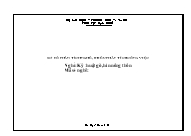 Giáo trình Kỹ thuật gò, hàn nông thôn (P2)