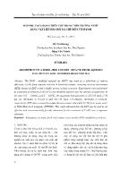 Hấp phụ Cr(VI) động trên cột trong môi trường nước bằng vật liệu hấp phụ bã chè biến tính KOH