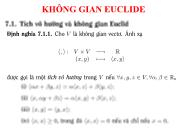 Không gian Euclide