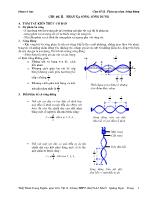 Sóng cơ học - Chủ đề II: Phản xạ sóng. Sóng dừng