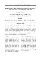 Xác định lượng vết thủy ngân sau khi làm giàu bằng phương pháp chiết pha rắn dùng vỏ trấu biến tính làm pha tĩnh