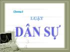 Luật dân sự - Chương 8: Luật dân sự