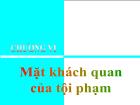 Luật hình sự - Chương VI: Mặt khách quan của tội phạm