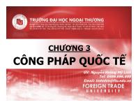 Luật pháp - Chương 3: Công pháp quốc tế