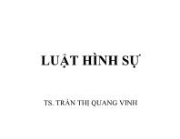 Luật hình sự - Chương 1: Khái niệm luật hình sự