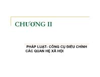 Luật học - Bản chất và những đặc điểm chung của pháp luật