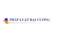 Tìa liệu môn Pháp luật đại cương