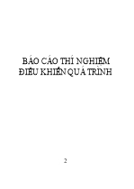 Báo cáo thí nghiệm điều khiển quá trình