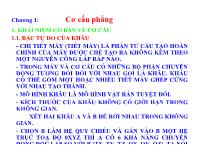 Cơ khí chế tạo máy - Chương 1: Cơ cấu phẳng