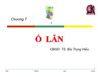 Cơ khí chế tạo máy - Chương 7: Ổ lăn