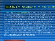Cơ khí chế tạo máy - Phần 1. Tổng quan về tạo mẫu hàng