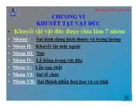 Công nghệ đúc - Chương VI: Khuyết tật vật đúc