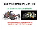 Giáo trình giảng dạy môn học - Cad ứng dụng trong thiết kế ôtô