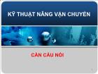 Kỹ thuật nâng vận chuyển - Cần cẩu nổi