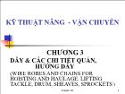 Kỹ thuật nâng - Vận chuyển - Chương 3: Dây & các chi tiết quấn, hướng dây