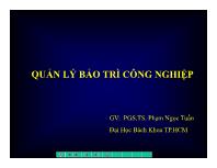 Nguyên lý máy ME3060 - Quản lý bảo trì công nghiệp