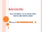 Bảo vệ rơle và tự động hóa trong hệ thống điện - Chương 8: Bảo vệ khoảng cách