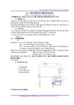 Cơ khí chế tạo máy - Bài 1: Hệ thống khởi động