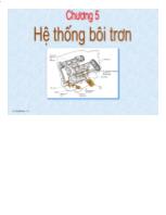 Cơ khí chế tạo máy - Chương 5: Hệ thống bôi trơn