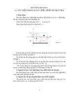 Đề cương bài giảng - Sức điện động xoay chiều hình sin một pha