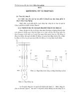 Điện công nghiệp - Bài 2: Khởi động từ và nhấp máy