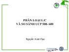 Điện điện tử - Phân loại L / C và so sánh UCP 500 - 600