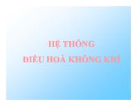 Điều hòa không khí - Hệ thống điều hoà không khí