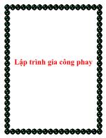 Lập trình gia công phay