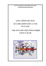 Sửa chữa máy nông nghiệp - Sửa chữa bơm nước li tâm