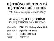 Tài liệu Hệ thống bôi trơn và hệ thống điều khiển