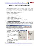 Tài liệu hướng dẫn sử dụng phần mềm MasterCam X
